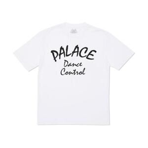 Palace Dance Control T-Shirt White/Black/Blue Size L